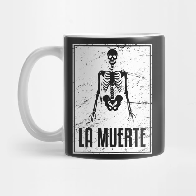 La Muerte | Loteria Mexican Tarot Card by MeatMan